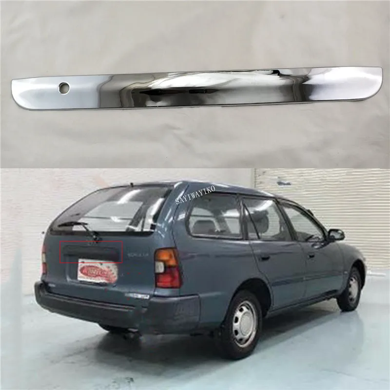 

ABS CHROME Rear Trunk Lid Trim Cover for Toyota Corolla 1996 ae110 ae111 ae112