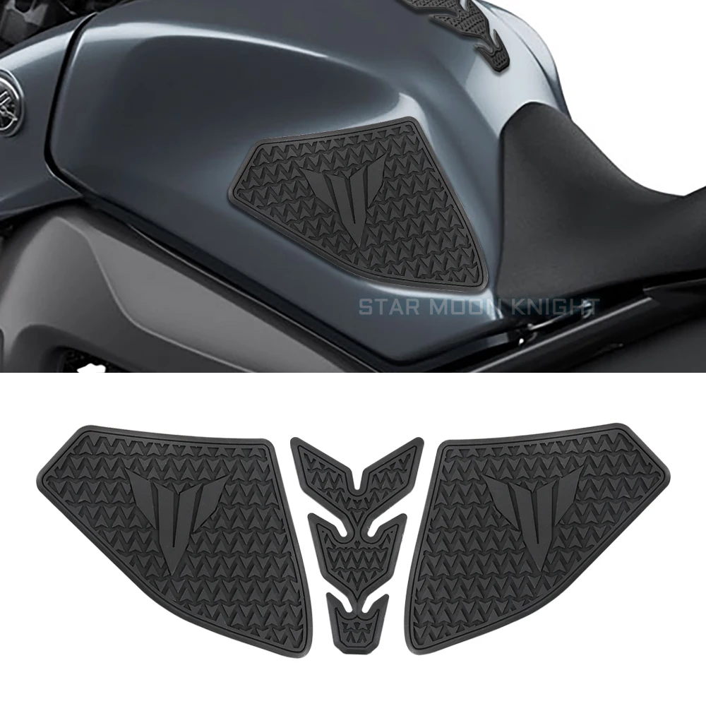 

For Yamaha MT-09 MT 09 MT09 2021 - Motorcycle side fuel tank pad Tank Pads Protector Stickers Decal Gas Knee Grip Traction Pad