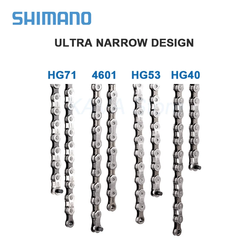 Shimano Bicycle Chain CN-4601 10S HG53 9V HG71 HG40 6 7 8 Speed Chains 112/114 Links MTB Road Bike Chain