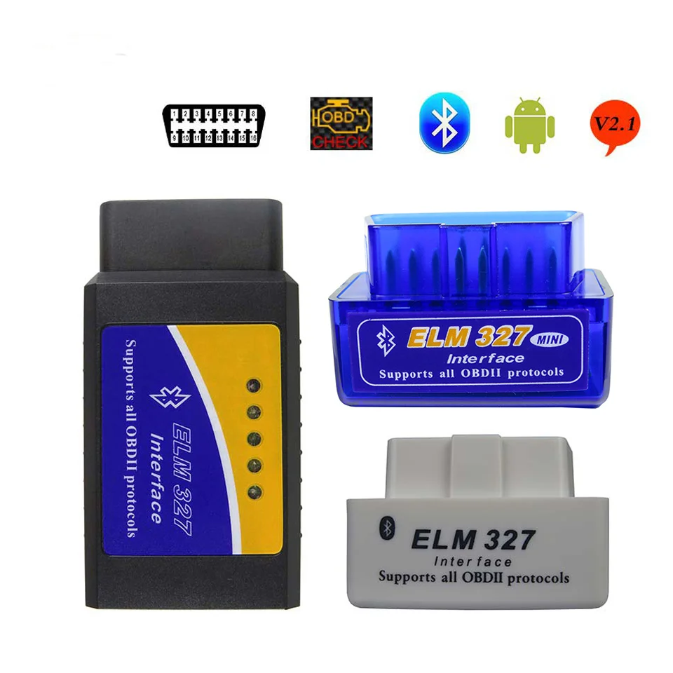 

2024 New Mini Elm327 Bluetooth OBD2 ELM 327 OBDII Adapter Car Diagnostic Scanner Elm-327 OBD 2 Auto Diagnostic-Tools