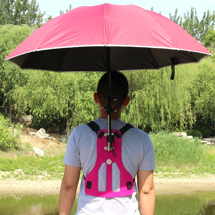 Back type Sun umbrella Daily Multifunction fishing sunscreen Folding Umbrella Bracket