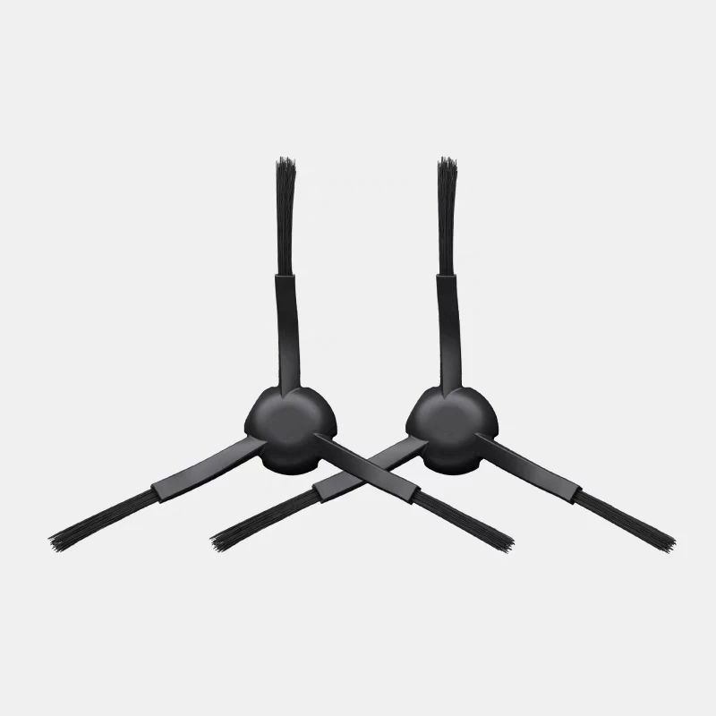 2 pçs preto/branco cor escova lateral universal para xiaomi mijia mop 1c/1t para dreame d9/f9 robótico aspirador de pó peças