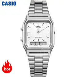 Casio montre en or montre hommes top marque de luxe Double affichage étanche Quartz numérique hommes regardent Sport militaire montre-bracelet relogio masculino reloj hombre erkek kol saati zegarek meski AQ-230