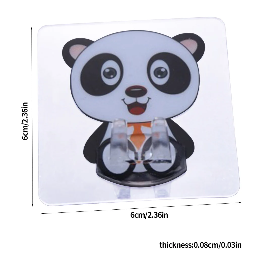 1/4 stücke Zahnbürste Halter Transparent Reise Stand Wc Rasierer Organizer Zahn Pinsel Lagerung Rack Bad Zubehör Panda