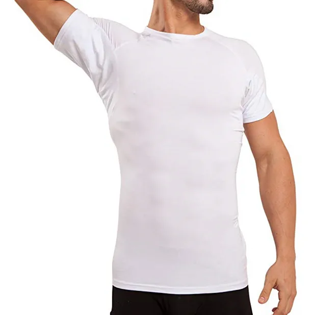 WESPROJECT Men Lancin Modal Sweatproof Anti T Shirt Against Underarm Sweat Proof Slim Fit V Neck T-Shirt