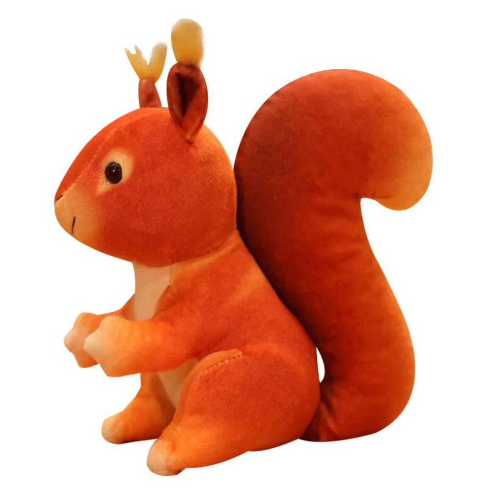 

Cute Cartoon Sitting Squirrel Children Stuffed Plush Toy Birthday Valentine's Day Gift