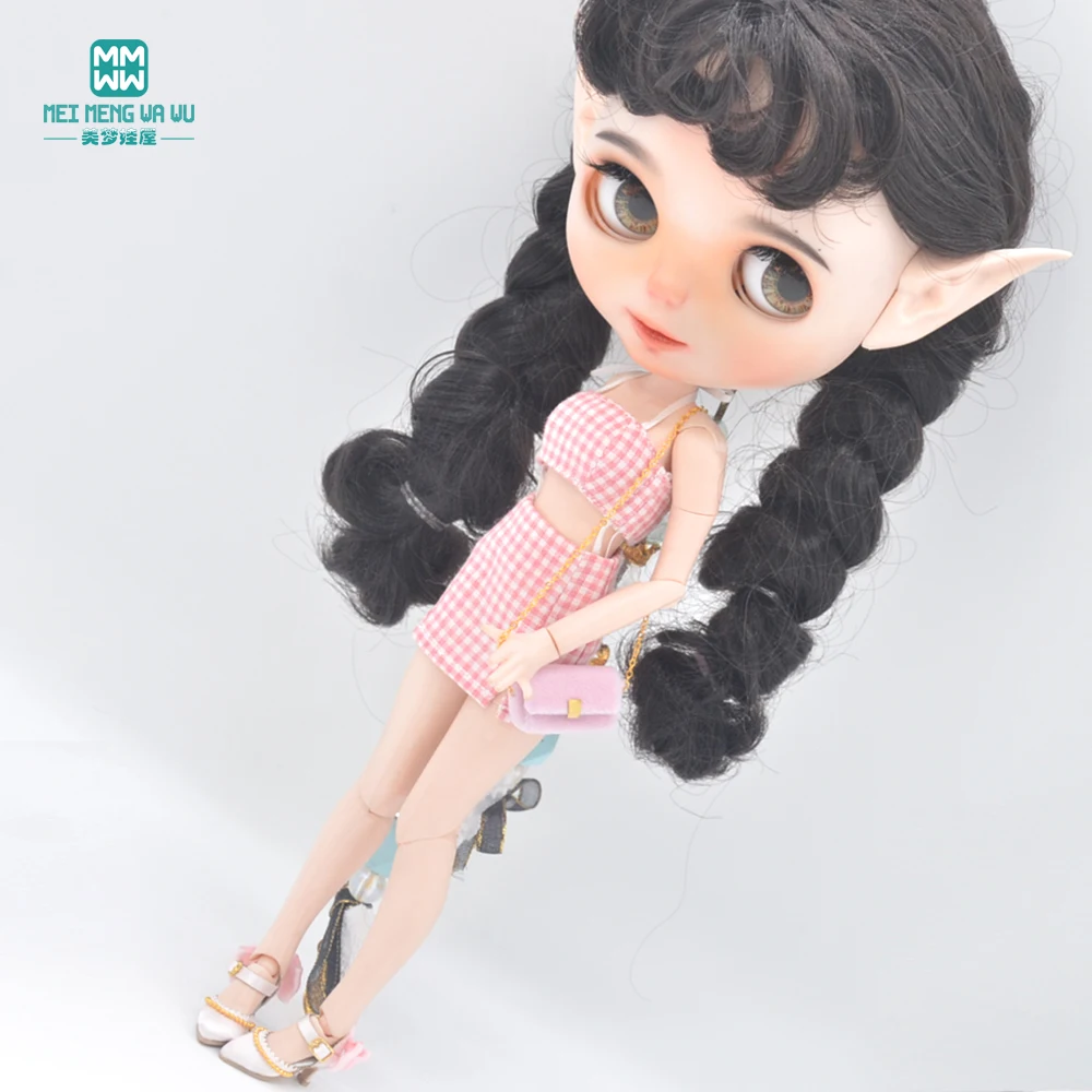 

New Blyth clothes Azone OB22 OB24 Toys doll accessories Fashion wrapped chest, mini skirt