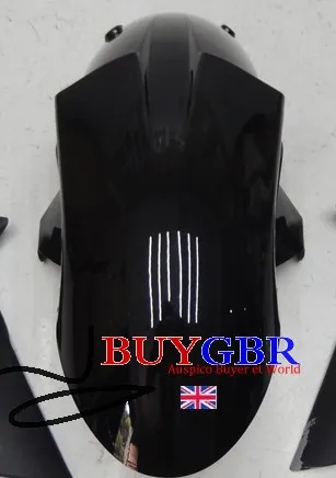 Buygbr Unpainted Mudguards Hugger Fender for Kawasaki ZX-6R 2007 2008 07 08 ABS High quality Customized