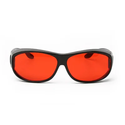 Standard 532nm anti green optical myopia laser protective glasses can cover the myopia glasses.