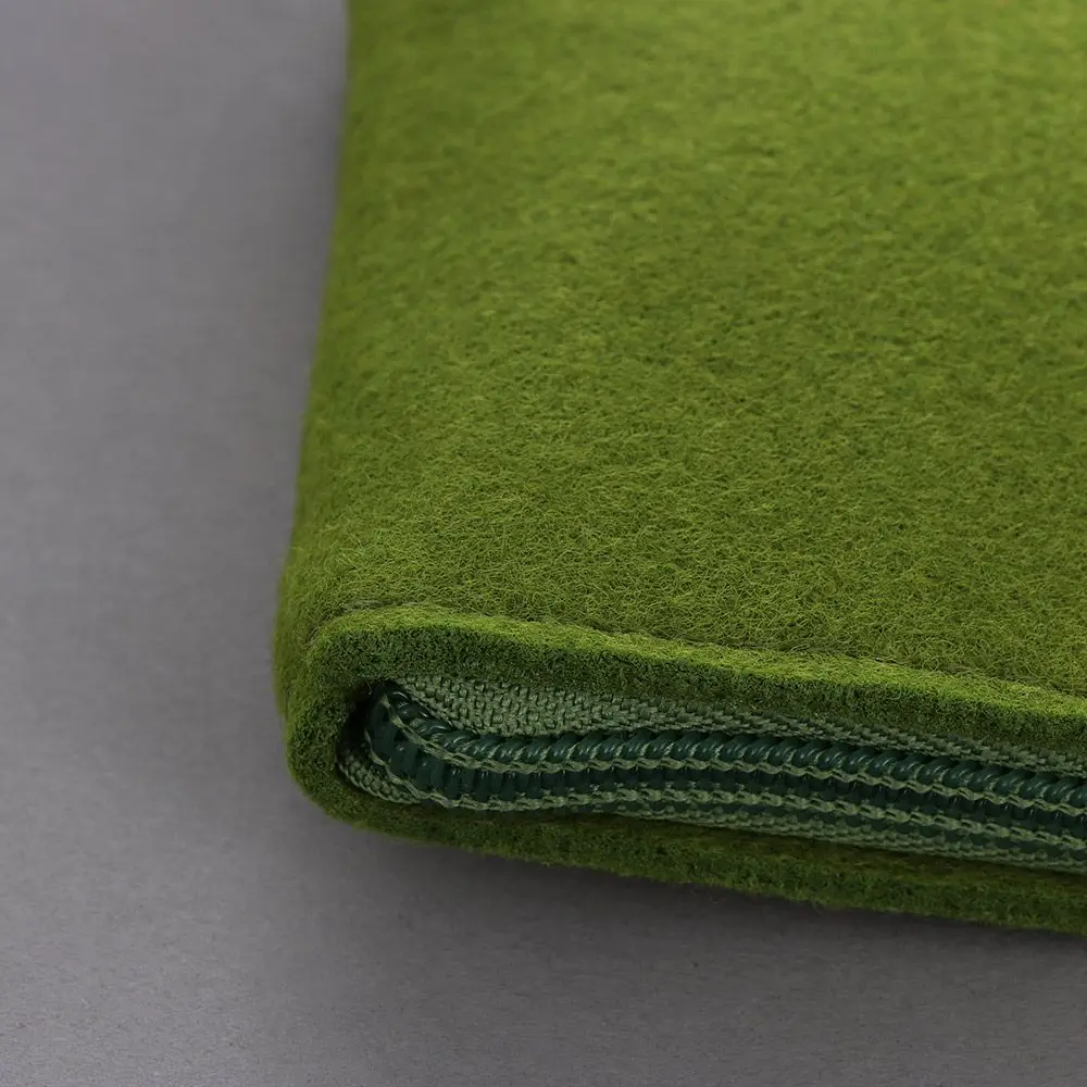 Cheap Wool Felt Mini Coin Purse Wallet Women Men Change Bag Credit Card ID Holder Wallets Key Chain Mini Bag Felt Retro Bag