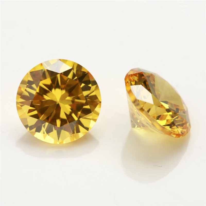 1~12mm 5A Runde Lose Zirkonia-Steine Weiß Goldgelb Rosa Granat Meeresblau Mix 5 Farben CZ Edelsteine für Schmuckherstellung – Detail 14
