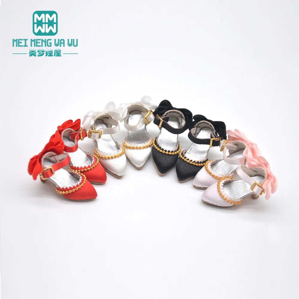

Blyth кукольные туфли для Blyth Azone OB23 OB24 кукольные аксессуары модные атласные туфли на высоком каблуке