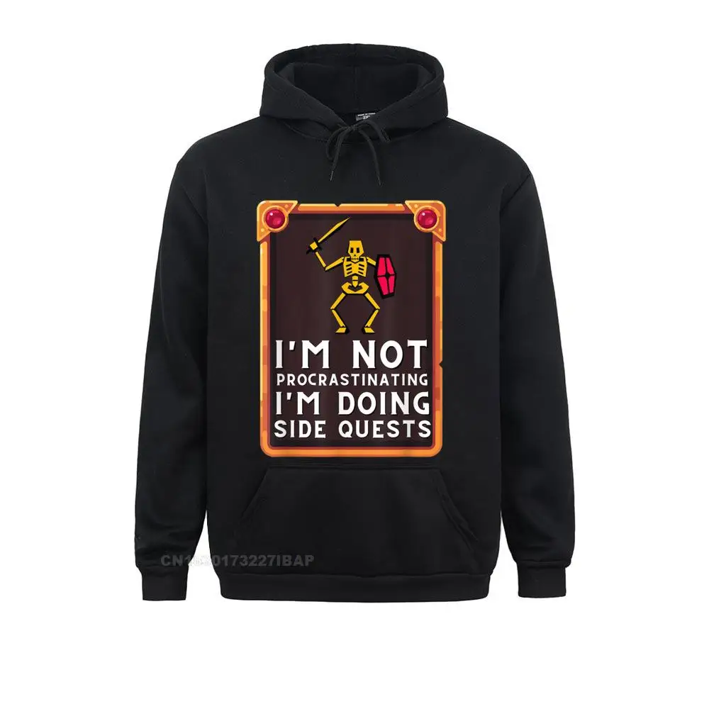 

I'm not procrastinating I'm doing Side Quests Gamer Gaming Hoodies for Women Casual Sweatshirts Unique Rife Hoods Long Sleeve