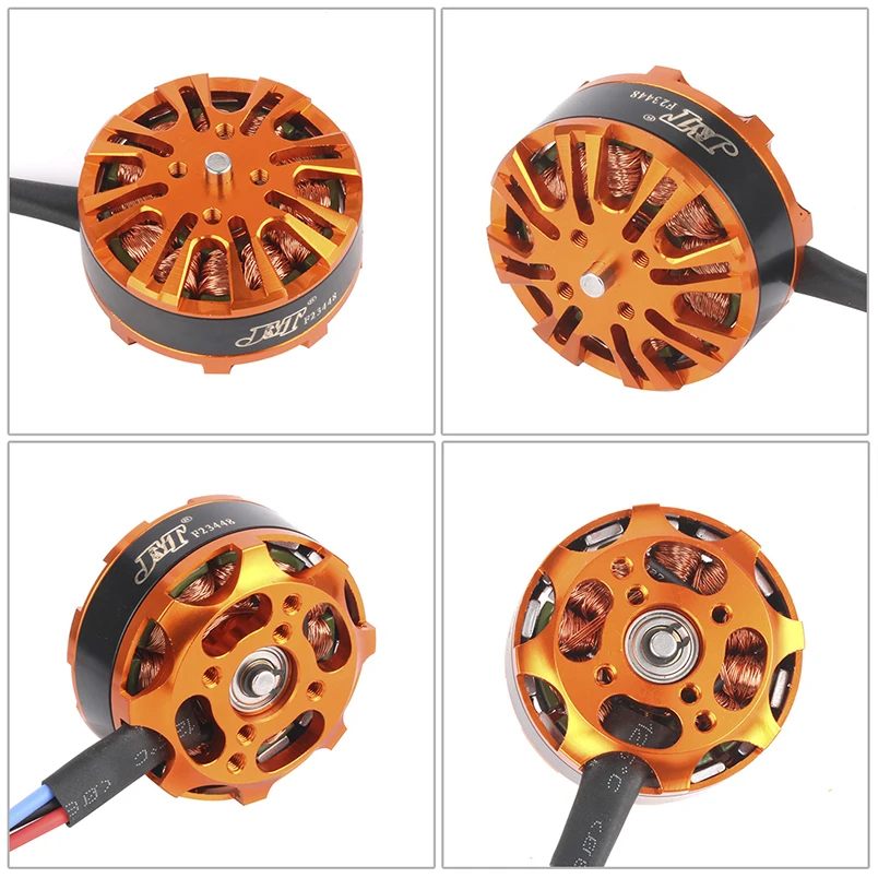 4 adet 3508 380KV 580KV fırçasız Motor 3-6S MT3508 Disk Motor yüksek kalite için DIY RC dört pervaneli helikopter çok eksenli Drone aksesuarları