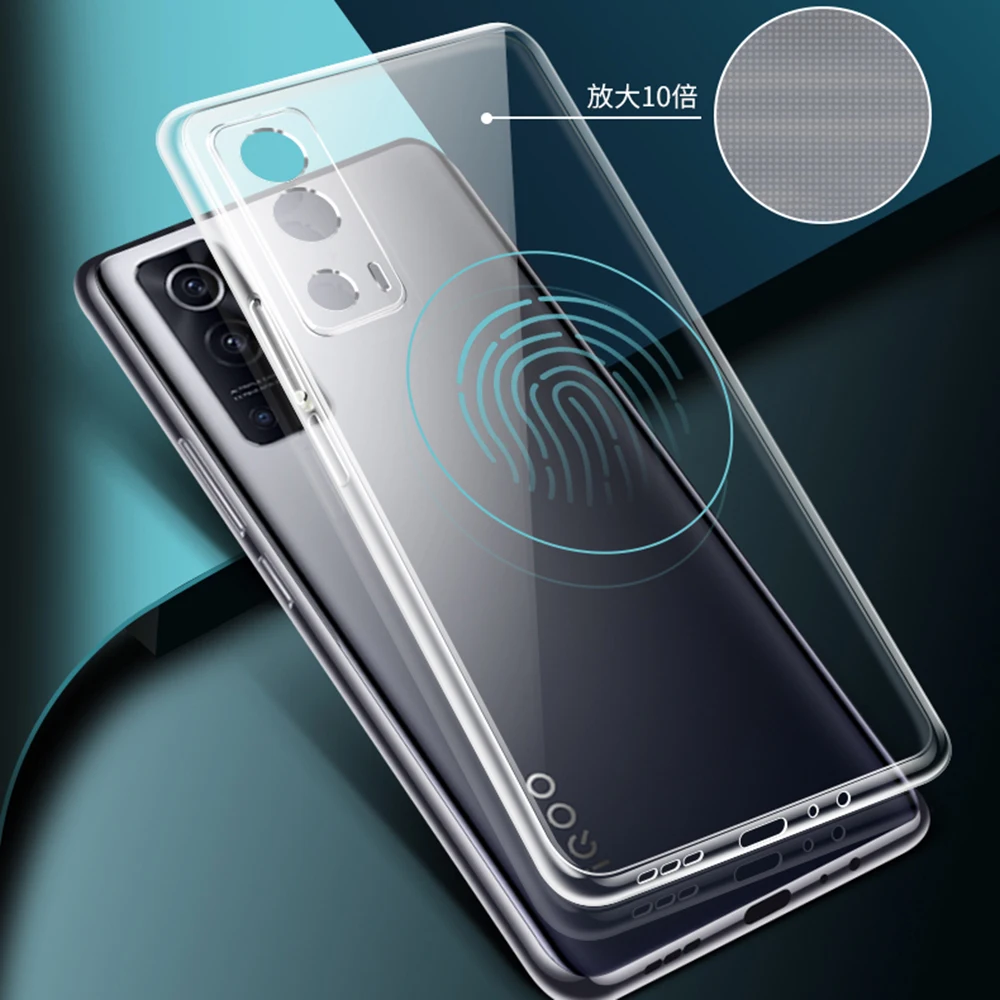 2021 High Quality Ultrathin Phone Case for VIVO Y72 5G Camera Protective Transparent TPU VIVOY72 Y 72 Soft Clear Back Cover Bags