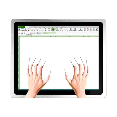 13.3 15.6 18.5 21.5 인치 임베디드 산업용 컴퓨터 LCD 디스플레이(용량 성 터치 스크린 포함) DVI VGA 데스크탑 컴퓨터 모니터
