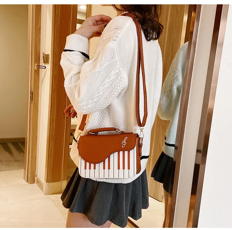 Cute Piano Shaped  Purses and Handbag Shoulder Bag for Women Novelty Girls Crossbody Bag Female Party Clutch Kawaii Small Purse