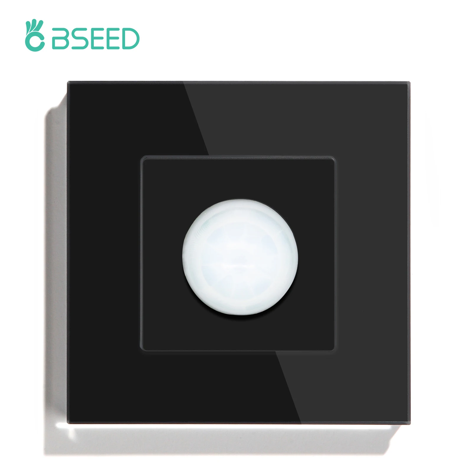 Инфракрасный датчик движения BSEED с PIR-датчиком движения, человеческий индукционный выключатель, европейский стандарт, светодиодные светильник ключатели, домашний настенный выключатель света