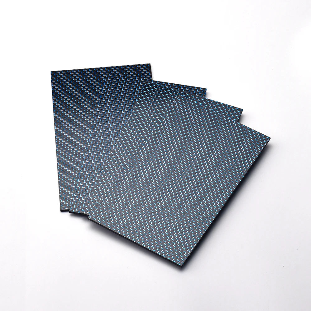 200x250mm High Quality Thickness 0.5 1.0 2.0 3.0mm 3K Plain Glossy Matte 100% Full Carbon Fiber Sheet Board Plate