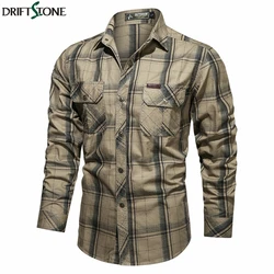 Autumn New Men's Military Tactical Shirt Cotton Men's Combat Army Shirts Plus Size 4XL Long Sleeve camisa militar Male Shirt