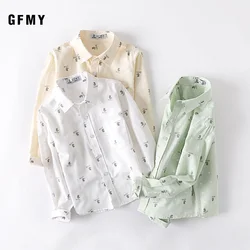 GFMY Baby boys shirts 2021 Spring Autumn New Long Sleeve Blouse Kids Clothes White Shirts for Toddler Boys shirts Children Tops