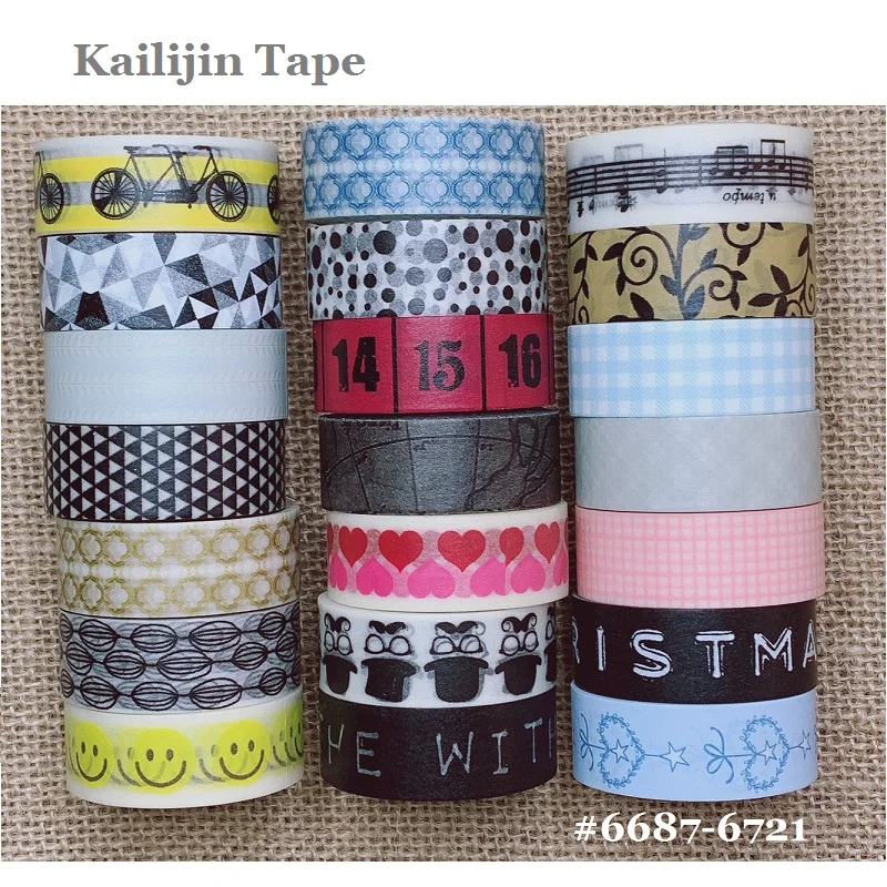 Basic Design Washi Paper Tape Heart Washi Tape Decoration Washi Tape