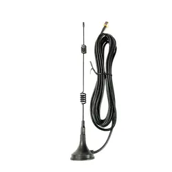 1pc 868mhz/915mhz/gsm/3g antena pequeno otário 7dbi antena 3 metros cabo sma conector masculino