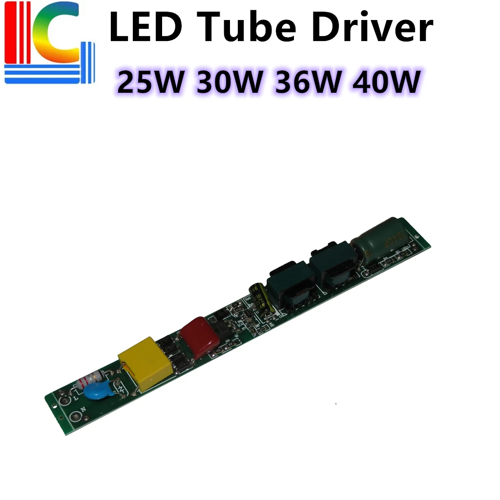 Controlador de tubo LED, fuente de alimentación de DC36-90V, transformador de iluminación T8 T10, 25W, 30W, 36W, 40W, 85-265V, 300mA, 350ma, 380mA, 420mA, 450mA