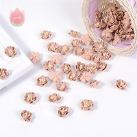 10/20/50Pcs Silk Rose Artificial Flowers for Home Decor Garden Girl Hair Hairpin Flower Wreath Accessories DIY Wedding Decor