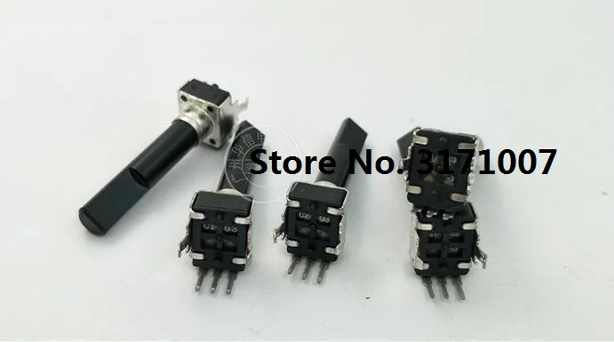 1pcs RK0936N 09 type vertical single potentiometer C20K C103-3 B10K B50K  Y203 Y20K handle length 31MMF