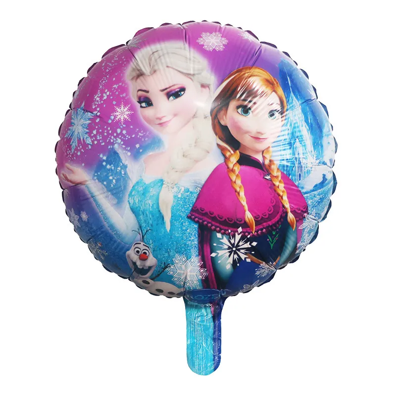 10Pcs 18Inch Frozen ElsaBalloons Anna Olaf Princess Air Globo Girl's Birthday Party Wedding Baby Shower Decorations Kid Toy Gift