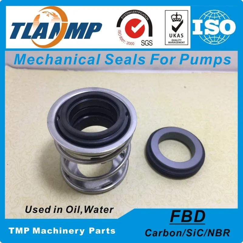 FBD-16 Rubber Bellow TLANMP Mechanical Seals FBD Series used in Oil, Water and Weak corrosive medium (Material:Carbon/SiC/NBR)