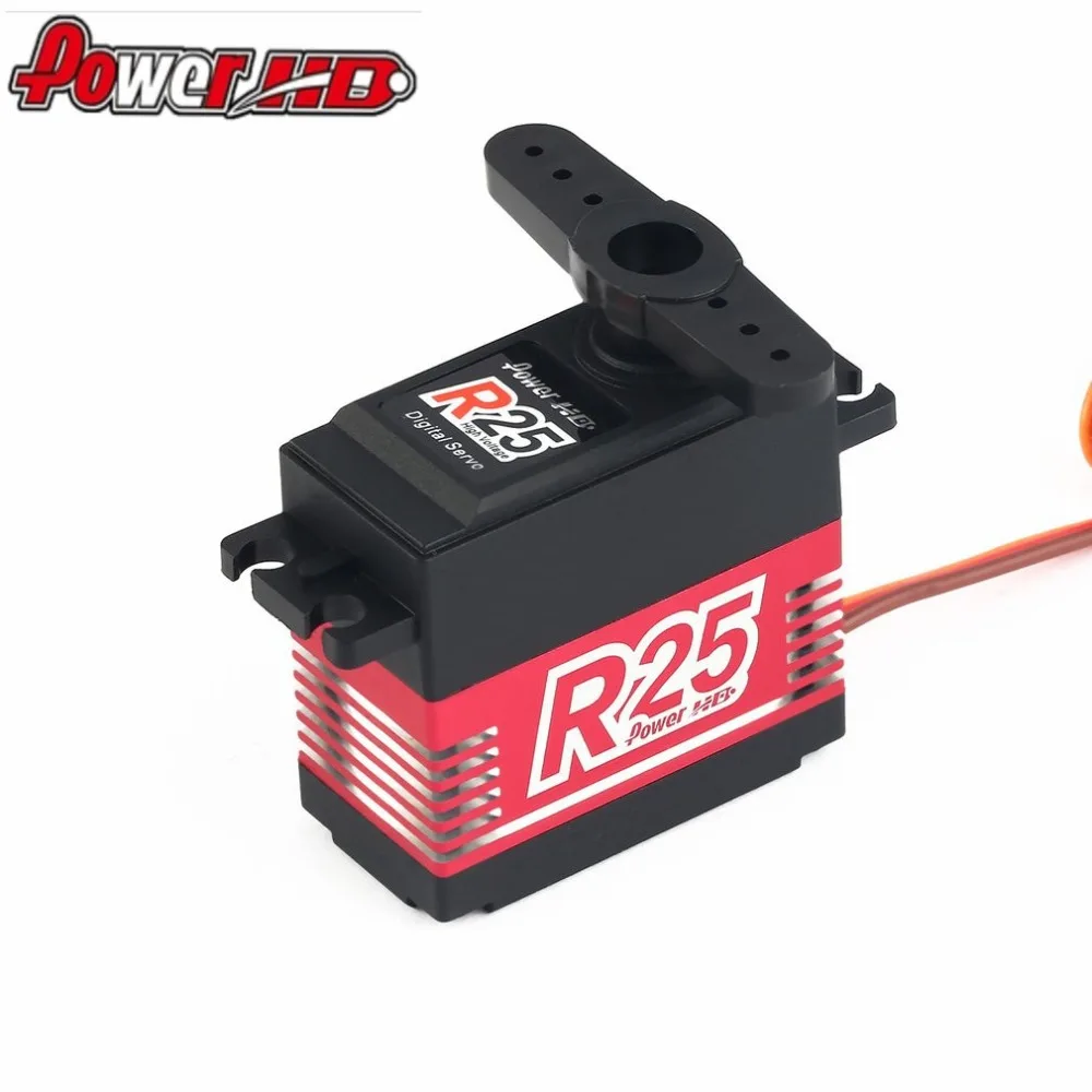 POWER HD R25 25kg 0.11 sec ingranaggio in lega ad alta coppia Servo digitale Coreless ad alta tensione per barca per auto telecomandata RC