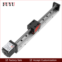 50~300mm Mini Linear Guide Rail XYZ Stage Ball Screw Actuator Linear Slide Motion Table with Nema 14 Stepper Motor