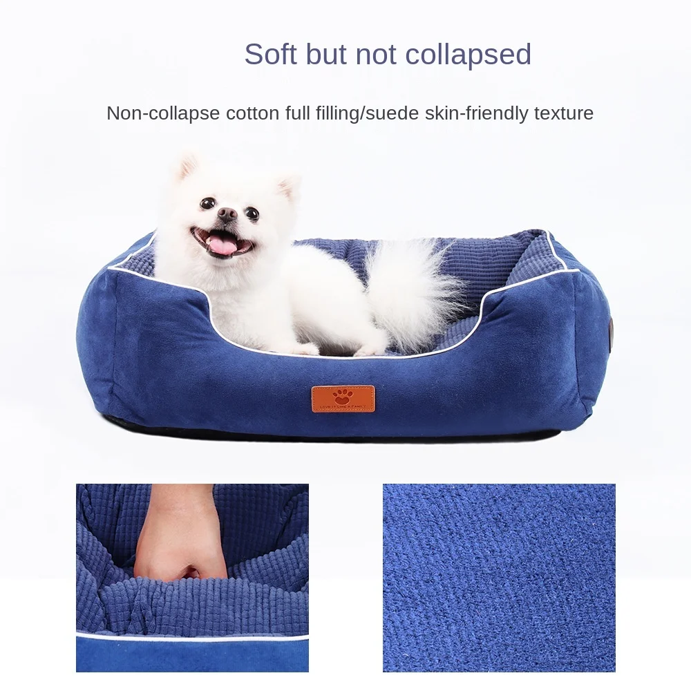 New autumn winter pet Dog sofa bed mat Four seasons Kennel cat kennel  Removable double-sided square   dog accessories