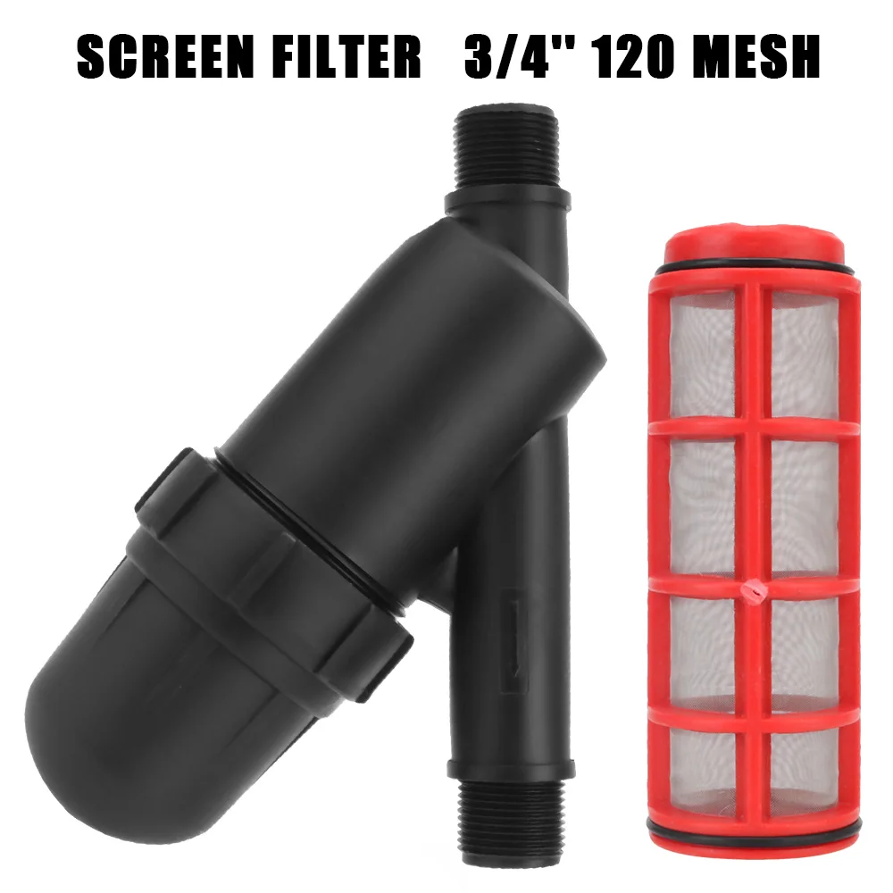 120 Mesh 3/4 Inch Irrigation Drip Fountain Tools Garden Watering Screen Filter Stainless Steel Net Sprayer Water Filters