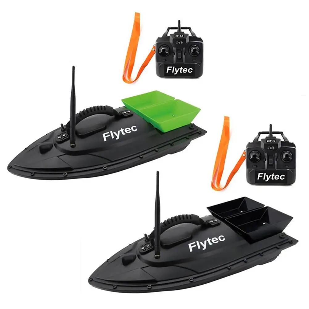 Flytec 2011-5 Fishing Equipment 500 Meters Intelligent Smart RC Bait Boat Toy Remote Control Bait Fishing Package Kits 5.4km/h