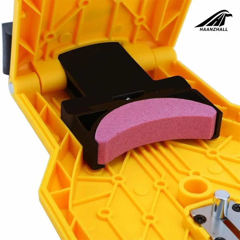 Chainsaw ฟัน Sharpener chainsaw แบบพกพาทนทาน Easy Power Sharp Bar-Mount Fast บด Chainsaw Chain Sharpener เครื่องมือ