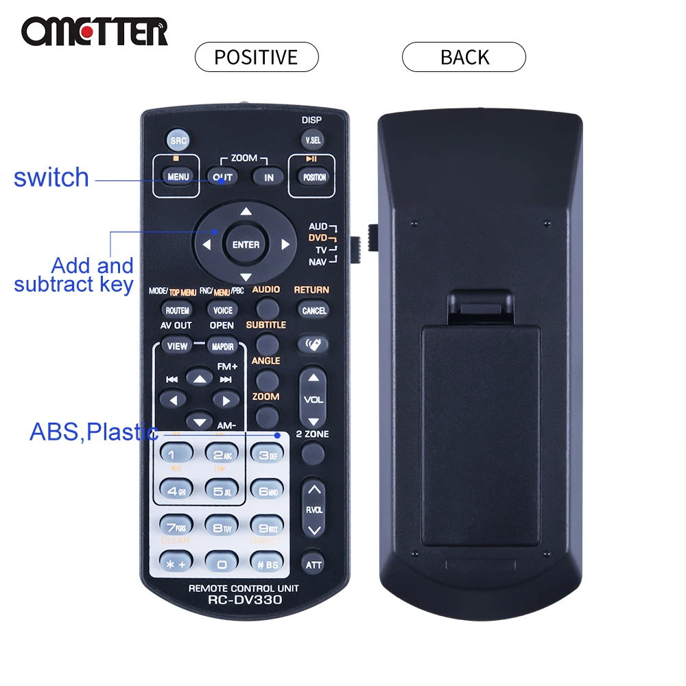 RC-DV330 RC-DV331 for Kenwood Remote Control Receivers KVT-839DVD KNA-RCDV331 DDX3021 DDX3051 DDX516 DDX616 DDX6046BT KVT-516