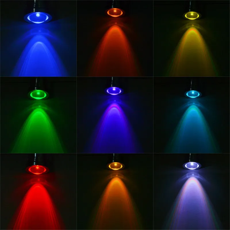 Imagem -06 - Rgb Impermeável Levou Holofote Holofotes Subaquáticos para Lagoa Fonte e Aquário dc 12v ac 110v 220v 0w 15w