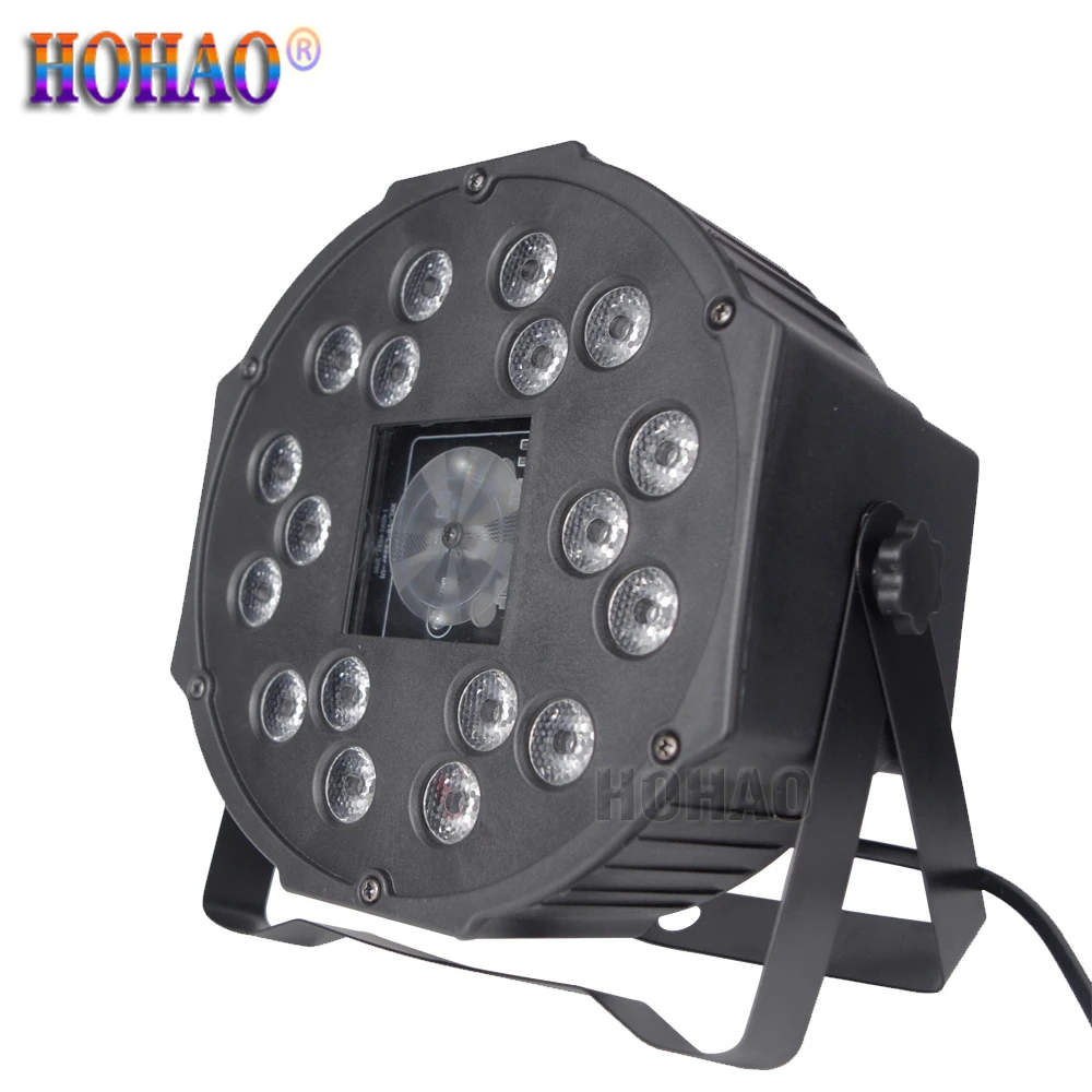 2021 New Ktv Bar Disco Party Light 18pcs MiNi Led Flat Par With Laser Pattern Effect 2X FreeShipping Factroy Sales