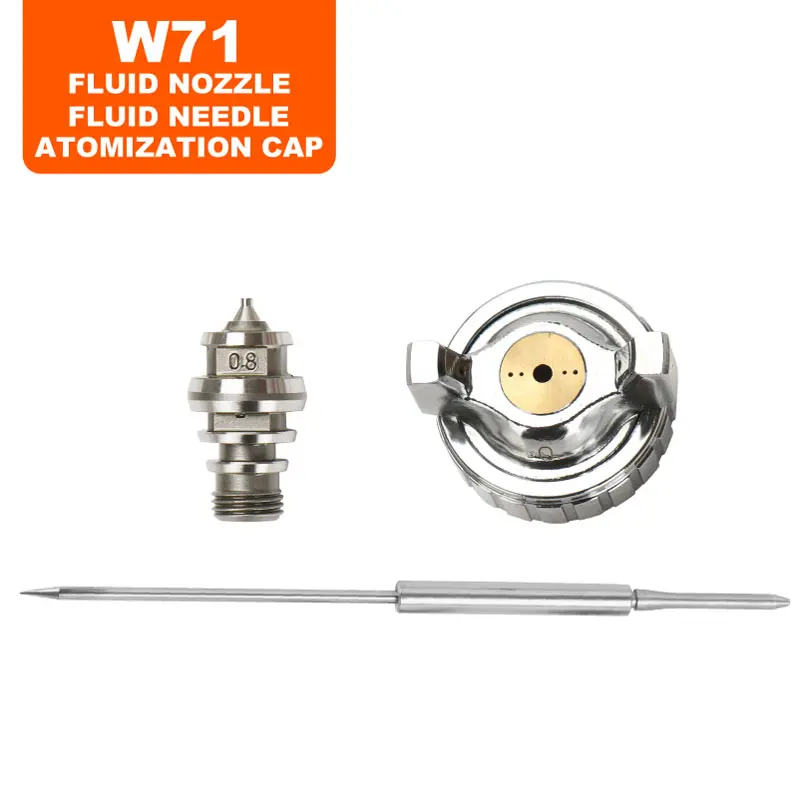 

Free Shipping,Manual Spray Gun W71 Nozzle Needle Aircap Set, W-71 Parts Accesory Component,W 71 Spray Gun Nozzle,Spray Gun Kit