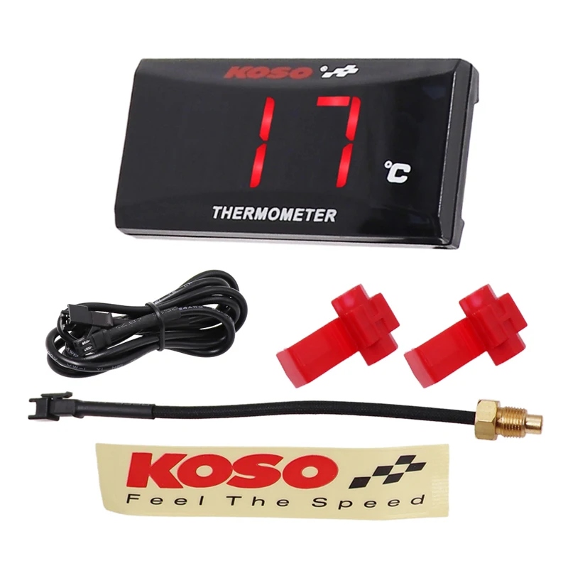 Universal 12V Motorcycle KOSO mini Digital Displayer volt meter Voltmeter For Honda Kawasaki Suzuki Yamaha Xmax 300 Nmax CB400