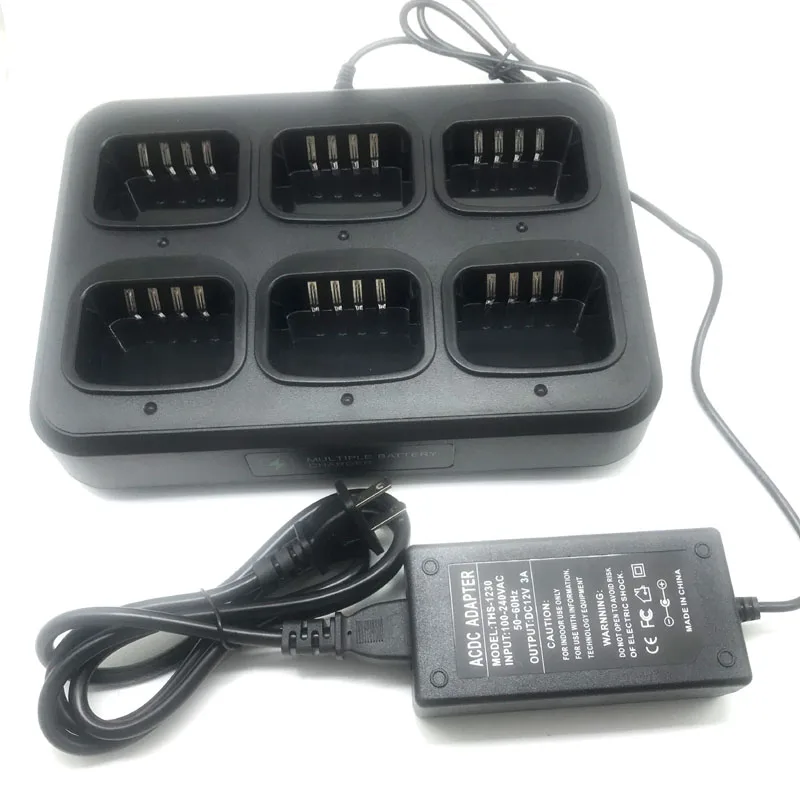 

Multiple 6-Way Rapid Charger For HYT Hytera PD780 PD782 PD505 PD580 PD602 PD605 PD755 Radio BL2503 BL2006 BL2008 BL1504 Battery