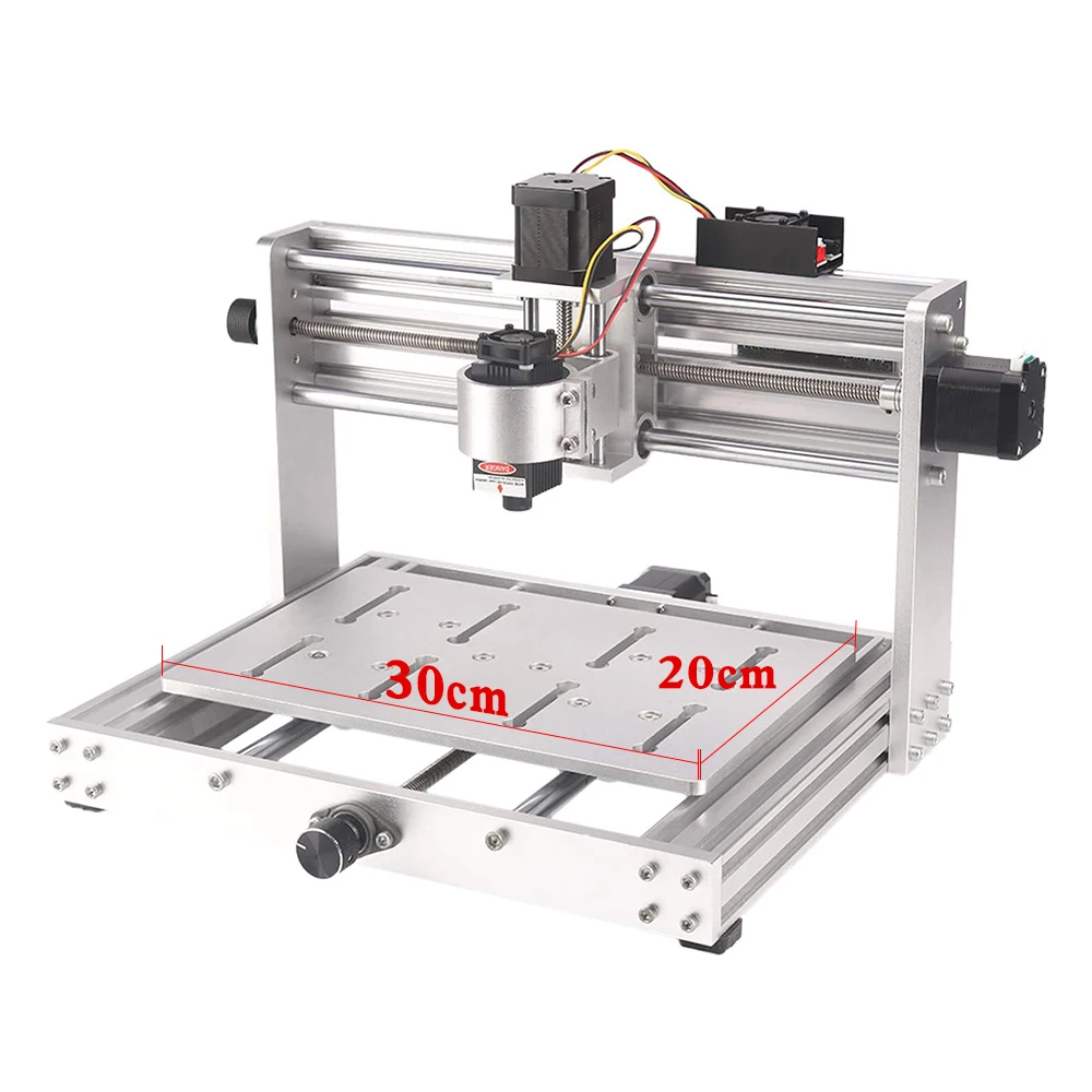 TWOWIN 3020 Max CNC Metal Machine GRBL Control 200W Spindle Laser Engraving Cutting Machine DIY PCB Milling CNC Wood Router