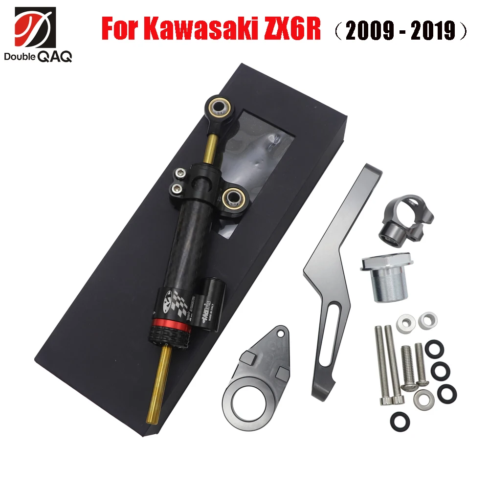 

For Kawasaki Ninja ZX-6R ZX6R 636 600 2009 2010 2011 2012 2013 2014 2015 2016 2017 2018-2021 2020 Steering Damper Bracket Kit