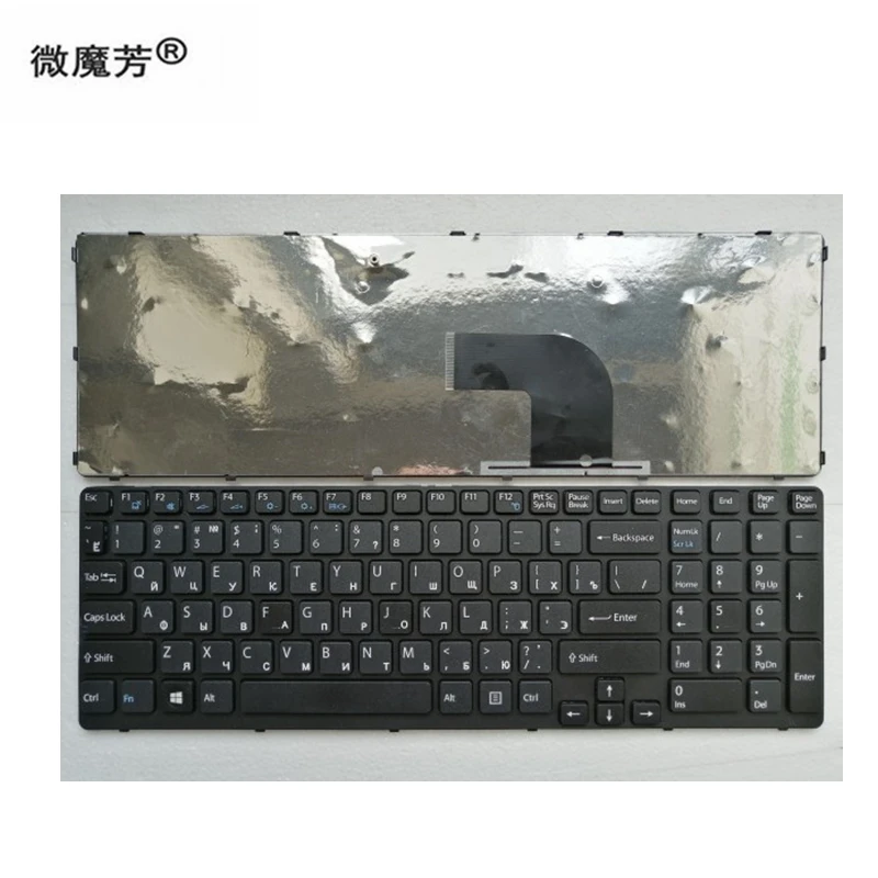 

RU black New FOR SONY E15 E15115 E15116 E15118 E1511S SVE151 SVE1512S7 E1511SAC E1512SHC SVE1511S4C Laptop Keyboard Russian