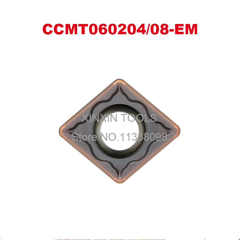 ZCC originale CT 10 CCMT060204-EM CCMT060208-EM YBG205 CCMT 060204 060208 EM YBG205 carburo di tungsteno inserti utensili tornio
