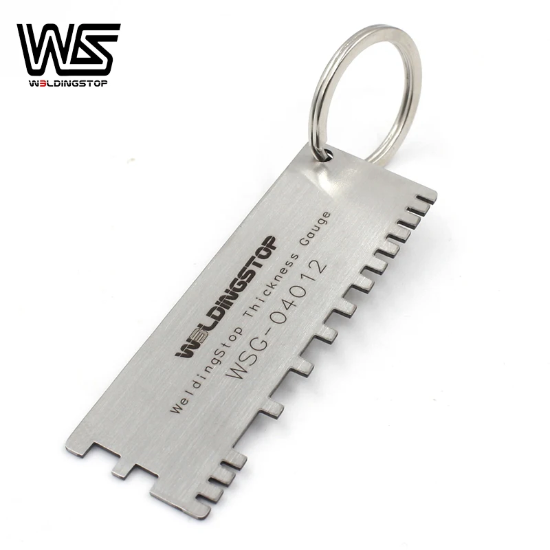 Stainless Steel Wire/Metal Sheet Thickness Gauge 229895 Welding Gage Measuring ruler Plated Size Carpenter Measuring Tools