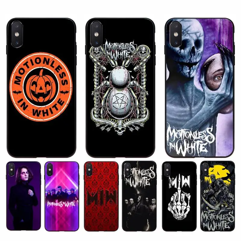 Yinuoda Motionless In White Phone Case Cover For iPhone 11 8 7 6 6S Plus X XS MAX 5 5S SE 2020 XR 11 pro Cover